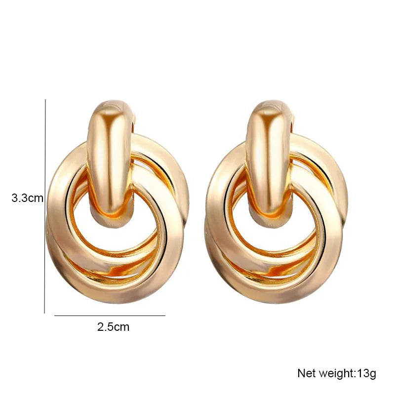 Interlocking Loop Earrings