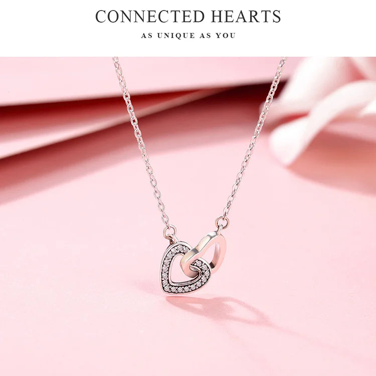 Infinity Heart Knot Necklace