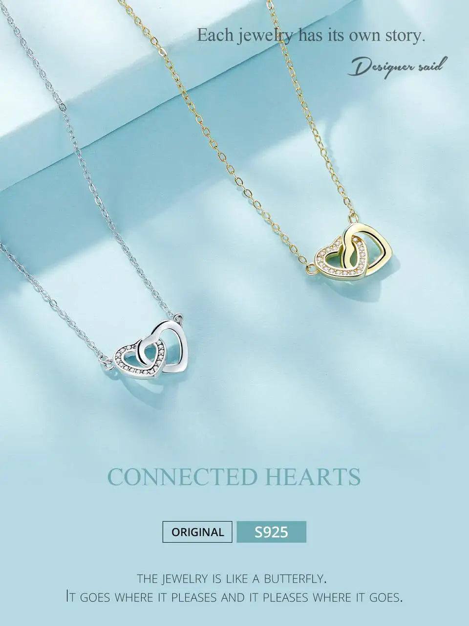 Infinity Heart Knot Necklace