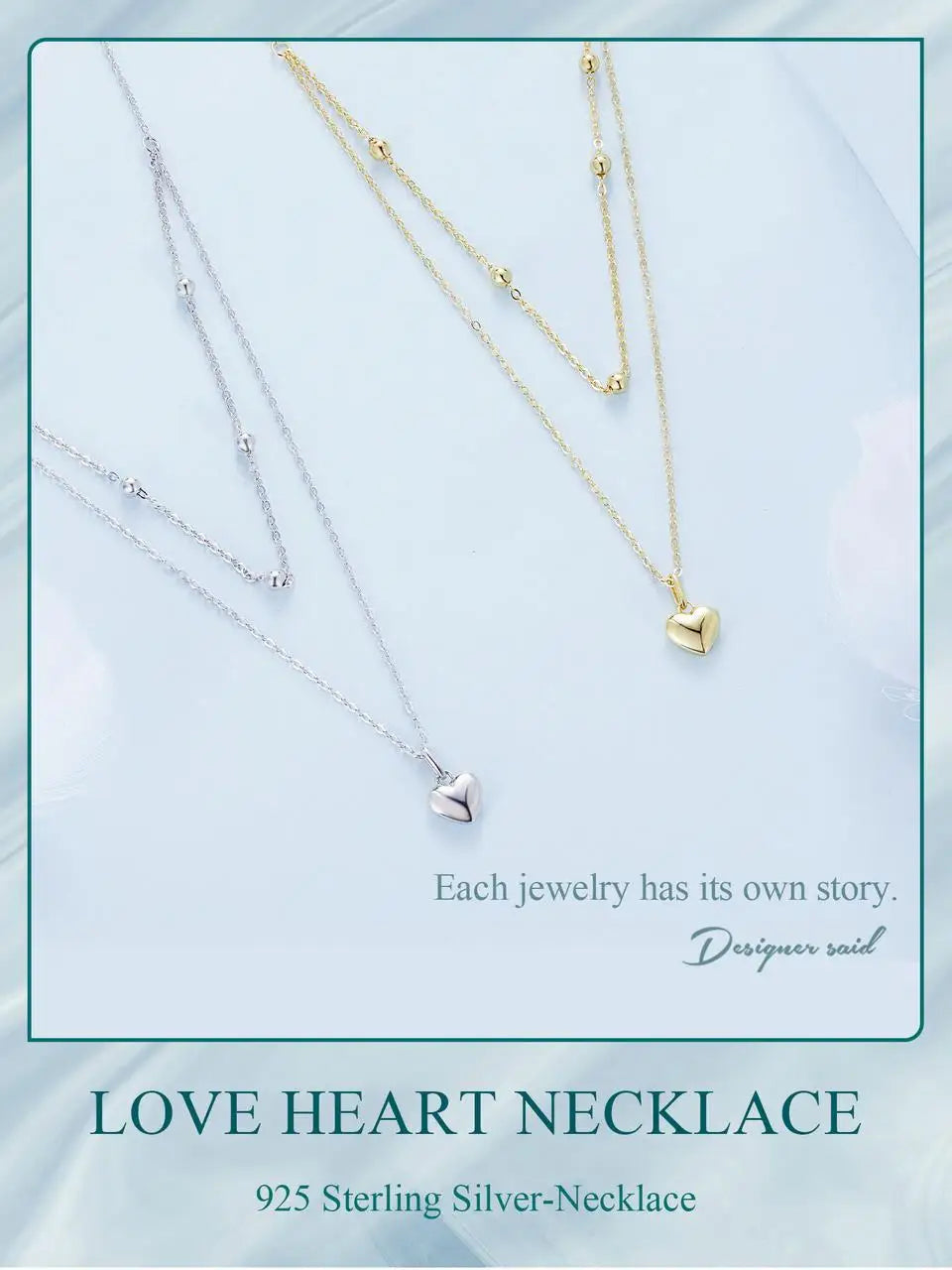 Radiant Heart Necklaces